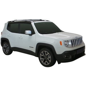 Prorack Silver 2 Bar Aero Rail Bar kit to suit Jeep Renegade 5dr SUV (2015 - Current)