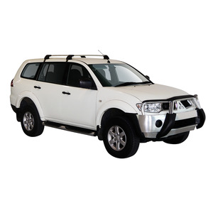Prorack Silver 2 Bar Aero Flush Bar kit to suit Mitsubishi Challenger 5dr SUV (2008 - 2015)