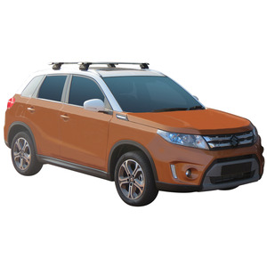 Prorack Silver 2 Bar Aero Through Bar kit to suit Suzuki Vitara 5dr SUV (2016 - Current)