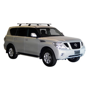 Prorack Silver 3 Bar Heavy Duty Through Bar kit to suit Nissan Patrol Y62 5dr SUV (2012 - 11/2019)