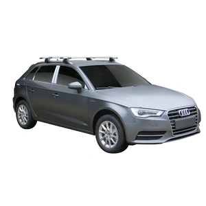 Prorack Black 2 Bar Aero Through Bar kit to suit Audi A3/S3/RS3 Sportback 5dr Hatch (2013 - 2020)