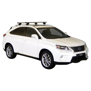 Prorack Silver 2 Bar Heavy Duty Through Bar kit to suit Lexus RX 5dr SUV (2009 - 2016)