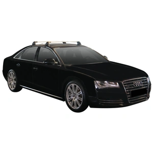 Prorack Silver 2 Bar Aero Flush Bar kit to suit Audi A8/S8 4dr Sedan (2010 - 2018)