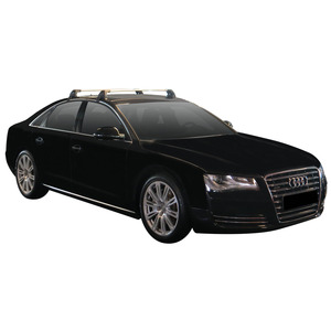 Prorack Black 2 Bar Aero Flush Bar kit to suit Audi A8/S8 4dr Sedan (2010 - 2018)