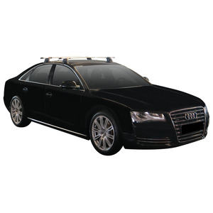 Prorack Black 2 Bar Aero Through Bar kit to suit Audi A8/S8 4dr Sedan (2010 - 2018)