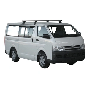 Prorack Silver 2 Bar Heavy Duty Through Bar kit to suit Toyota HiAce 4dr Van (4/2005 - 1/2019)