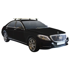 Prorack Black 2 Bar Aero Through Bar kit to suit Mercedes-Benz S-Class W222 4dr Sedan (2014 - 2020)