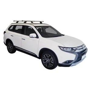 Prorack Silver 2 Bar Heavy Duty Through Bar kit to suit Mitsubishi Outlander 5dr SUV (2015 - 2017)