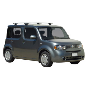 Prorack Silver 2 Bar Aero Through Bar kit to suit Nissan Cube Z11 5dr MPV (2002 - 2008)