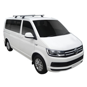 Prorack Silver 2 Bar Heavy Duty Through Bar kit to suit Volkswagen Multivan T5 5dr MPV (2004 - 2015)