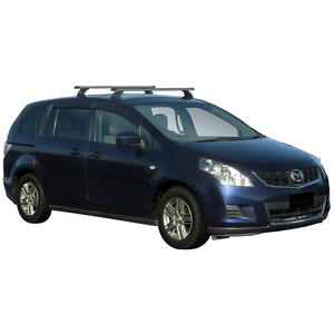Prorack Silver 2 Bar Heavy Duty Through Bar kit to suit Mazda MPV 5dr MPV (2006 - Current)