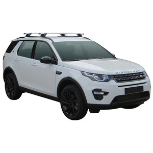 Prorack Silver 2 Bar Aero Through Bar kit to suit Land Rover Discovery Sport 5dr SUV (2014 - Current)