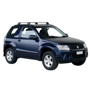 Prorack Silver 2 Bar Aero Flush Bar kit to suit Suzuki Grand Vitara 3dr SUV (2013 - Current)