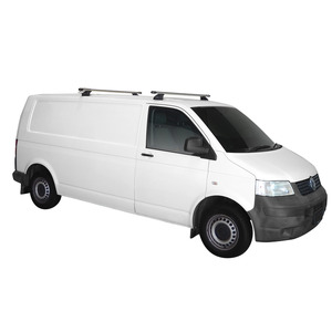 Prorack Silver 2 Bar Heavy Duty Through Bar kit to suit Volkswagen Transporter T6 4dr Van (12/2015 - Current)