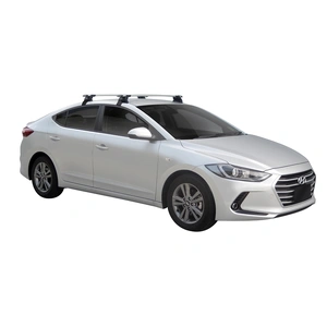 Prorack Black 2 Bar Aero Through Bar kit to suit Hyundai Elantra 4dr Sedan (2/2016 - Current)