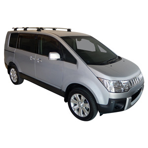 Prorack Silver 3 Bar Aero Through Bar kit to suit Mitsubishi Delica D5 5dr MPV (2007 - Current)