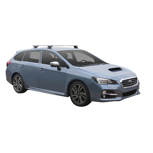 Prorack Black 2 Bar Aero Through Bar kit to suit Subaru Levorg 5dr Wagon (6/2016 - Current)