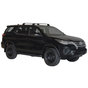Prorack Silver 2 Bar Aero Flush Bar kit to suit Toyota Fortuner GX 5dr SUV (2016 - Current)