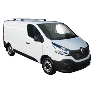 Prorack Silver 2 Bar Heavy Duty Through Bar kit to suit Renault Trafic SWB 4dr Van (2015 - 8/2022)