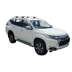 Prorack Black 2 Bar Aero Through Bar kit to suit Mitsubishi Pajero Sport 5dr SUV (10/2015 - Current)