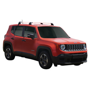 Prorack Silver 2 Bar Aero Flush Bar kit to suit Jeep Renegade Sport 5dr SUV (2016 - Current)
