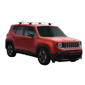 Prorack Black 2 Bar Aero Through Bar kit to suit Jeep Renegade Sport 5dr SUV (2016 - Current)