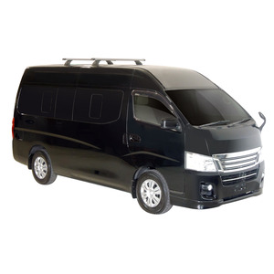 Prorack Black 2 Bar Heavy Duty Through Bar kit to suit Nissan NV350 High Roof 5dr Van (2012 - Current)