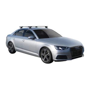 Prorack Silver 2 Bar Aero Through Bar kit to suit Audi A4/S4/RS4 4dr Sedan (3/2016 - Current)