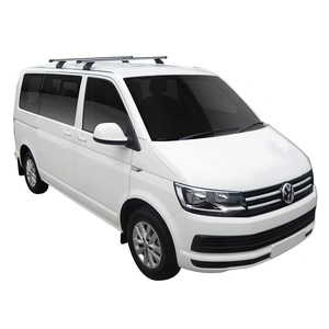 Prorack Silver 2 Bar Heavy Duty Through Bar kit to suit Volkswagen Multivan T6 LWB 5dr MPV (12/2015 - Current)