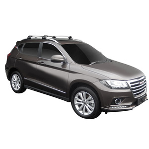 Prorack Silver 2 Bar Aero Flush Bar kit to suit Haval H2 5dr SUV (2017 - Current)