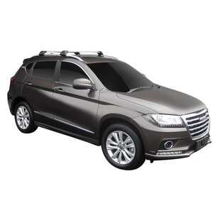Prorack Silver 2 Bar Aero Flush Bar kit to suit Haval H2 5dr SUV (2017 - Current)