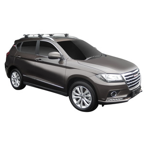 Prorack Silver 2 Bar Aero Through Bar kit to suit Haval H2 5dr SUV (2017 - Current)