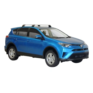 Prorack Silver 2 Bar Aero Flush Bar kit to suit Toyota Rav4 5dr SUV (2013 - 4/2019)