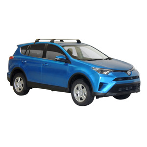Prorack Black 2 Bar Aero Flush Bar kit to suit Toyota Rav4 5dr SUV (2013 - 4/2019)