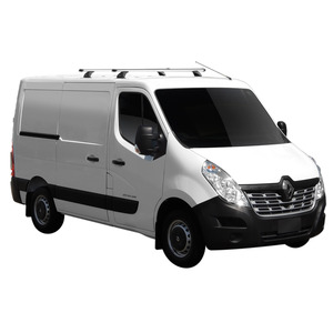 Prorack Silver 2 Bar Heavy Duty Through Bar kit to suit Renault Master MWB 4dr Van (2010 - Current)