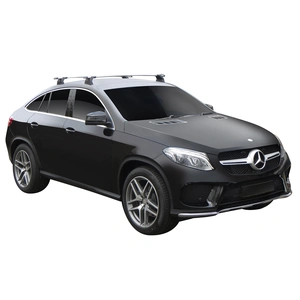 Prorack Silver 2 Bar Aero Through Bar kit to suit Mercedes-Benz GLE 5dr Coupe (2015 - 5/2019)