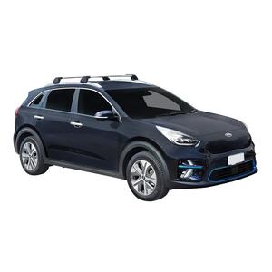 Prorack Black 2 Bar Aero Flush Bar kit to suit Kia Niro 5dr SUV (2016 - 7/2022)