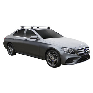 Prorack Silver 2 Bar Aero Through Bar kit to suit Mercedes-Benz E-Class W213 4dr Sedan (6/2016 - Current)