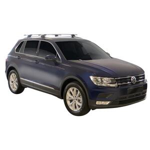 Prorack Black 2 Bar Aero Through Bar kit to suit Volkswagen Tiguan 5dr SUV (9/2016 - Current)