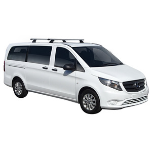 Prorack Silver 2 Bar Heavy Duty Through Bar kit to suit Mercedes-Benz Valente 5dr Van (2015 - Current)