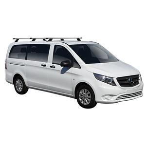 Prorack Silver 3 Bar Heavy Duty Through Bar kit to suit Mercedes-Benz Valente 5dr Van (2015 - Current)