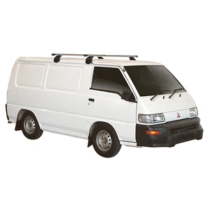 Prorack Silver 2 Bar Heavy Duty Through Bar kit to suit Mitsubishi L300 SWB 4dr Van (11/1980 - Current)