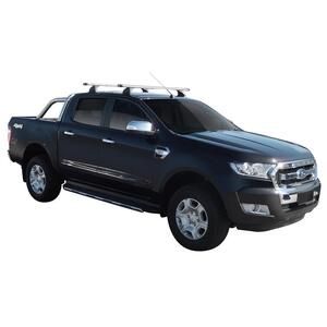 Prorack Black 2 Bar Heavy Duty Through Bar kit to suit Ford Ranger Double Cab 4dr Ute (11/2011 - 6/2022)