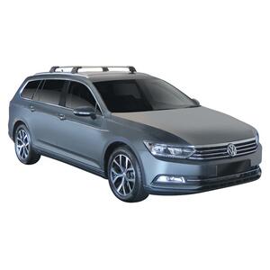 Prorack Silver 2 Bar Aero Flush Bar kit to suit Volkswagen Passat 5dr Wagon (5/2015 - Current)