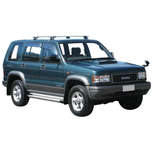 Prorack Black 2 Bar Aero Through Bar kit to suit Isuzu Trooper 5dr SUV (1992 - 2002)