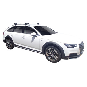 Prorack Black 2 Bar Aero Through Bar kit to suit Audi A4/S4/RS4 Allroad 5dr Wagon (2016 - Current)