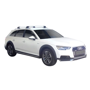 Prorack Silver 2 Bar Aero Flush Bar kit to suit Audi A4/S4/RS4 Allroad 5dr Wagon (2016 - Current)