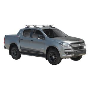 Prorack Black 2 Bar Heavy Duty Through Bar kit to suit Holden Colorado Z71 4dr Ute (10/2016 - 2020)