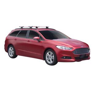Prorack Silver 2 Bar Aero Through Bar kit to suit Ford Mondeo 5dr Wagon (2015 - Current)