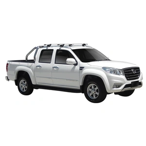 Prorack Black 2 Bar Aero Through Bar kit to suit Great Wall Steed Double Cab 4dr Ute (2016 - 2020)